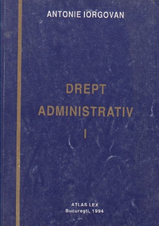 Drept administrativ, Volumele I si II