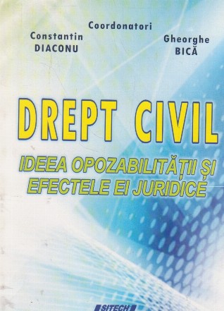 Drept civil. Ideea opozabilitatii si efectele ei juridice