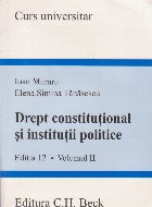 Drept constitutional institutii politice Editia