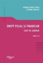 Drept fiscal financiar Caiet seminar