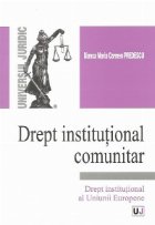 Drept institutional comunitar Drept institutional