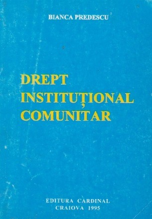 Drept institutional comunitar