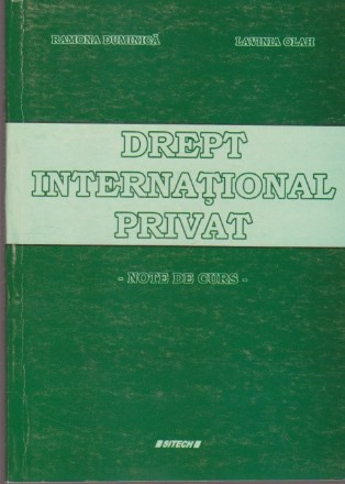 Drept International Privat - Note de curs