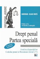 Drept penal Partea speciala intelesul