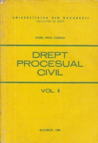 Drept procesual civil, Volumul al II-lea