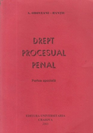 Drept procesual Penal, Partea Speciala