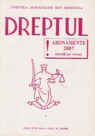 Dreptul, Nr. 10/2006