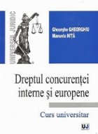 Dreptul concurentei interne europene Curs