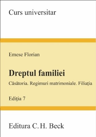 Dreptul familiei. Editia 7