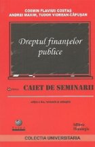 Dreptul finantelor publice caiet seminarii