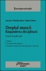 Dreptul muncii. Raspunderea disciplinara - practica judiciara