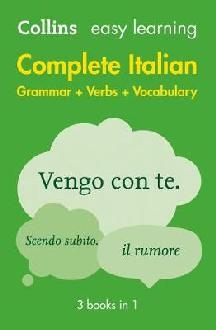 Easy Learning Italian Complete Grammar, Verbs and Vocabulary