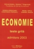 Economie – teste grila admitere 2003