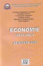 Economie Teste grila pentru admitere