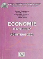 Economie teste grila Admitere 2004