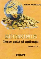 Economie Teste grila aplicatii