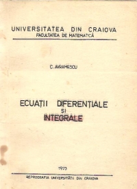 Ecuatii diferentiale si integrale (Avramescu)