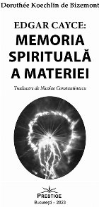 Edgar Cayce Memoria spirituală materiei