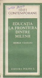 Educatia la Frontiera dintre Milenii