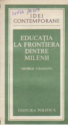 Educatia la Frontiera dintre Milenii