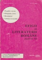 Efigii ale literaturii romane Clasele