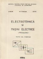 Electrotehnica masini electrice Probleme pentru