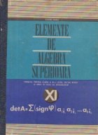 Elemente algebra superioara (manual pentru