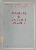 Elemente baterii galvanice