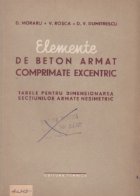 Elemente beton armat comprimate excentric