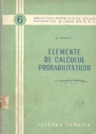 Elemente de calculul probabilitatilor