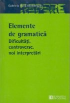 Elemente de gramatica - Dificultati, controverse, noi interpretari