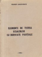 Elemente de teoria ecuatiilor cu derivate partiale