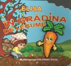 Elisa in gradina de legume - Carte de colorat