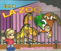 Elisa la Zoo - Carte de colorat