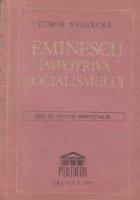 Eminescu impotriva socialismului Idei texte