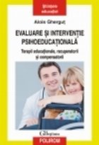 Evaluare interventie psihoeducationala Terapii educationale