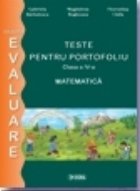 Evaluare matematica Teste pentru portofoliu