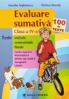 Evaluare sumativa Clasa 100 teste