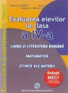 Evaluarea elevilor clasa Limba literatura