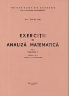 Exercitii analiza matematica Volumul Fascicola