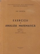 Exercitii analiza matematica Volumul Fascicola