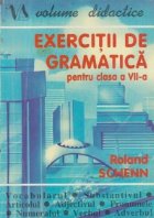 Exercitii gramatica pentru clasa VII