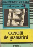 Exercitii de gramatica