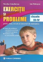 Exercitii probleme clasele III