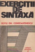 Exercitii sintaxa