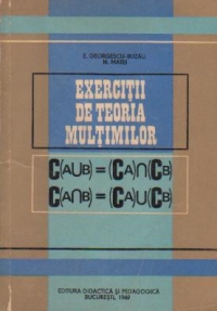 Exercitii de teoria multimilor