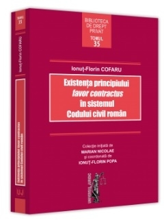 Existenţa principiului favor contractus în sistemul Codului civil român