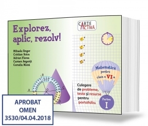 Explorez, aplic, rezolv! Culegere de probleme, teste si resurse pentru portofoliu. Matematica pentru clasa a VI-a, partea I