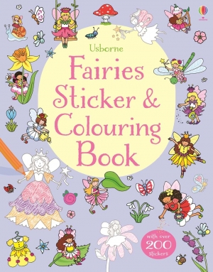 Fairies sticker and colouring book