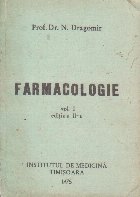Farmacologie, Volumul I